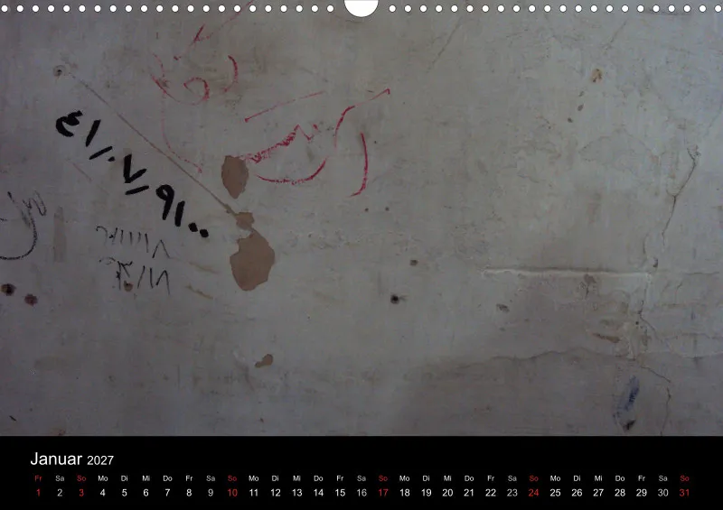 Iranischer Wandkalender 2027 A3