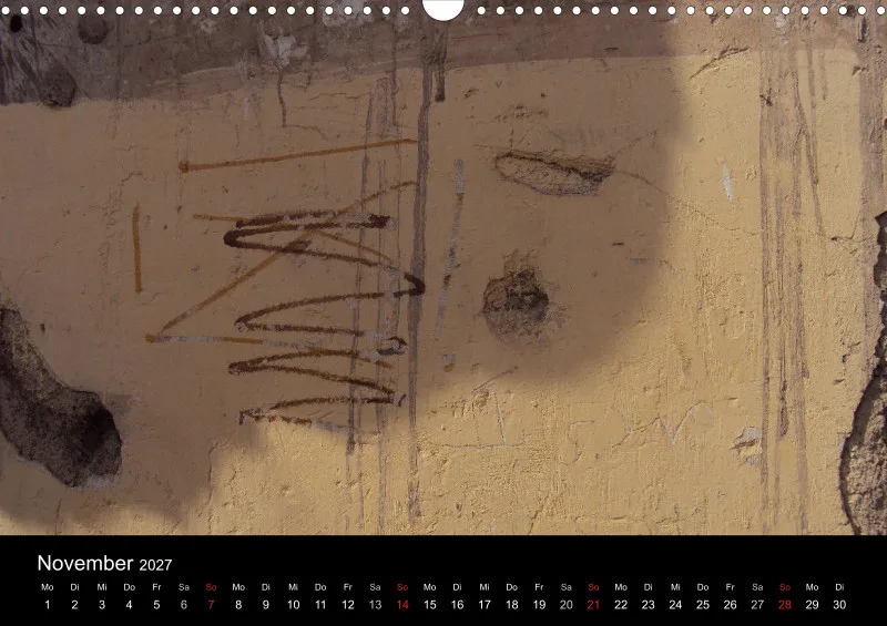 Iranischer Wandkalender 2027 A3
