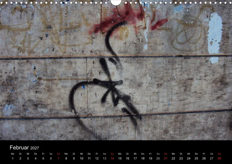 Iranischer Wandkalender 2027 A3