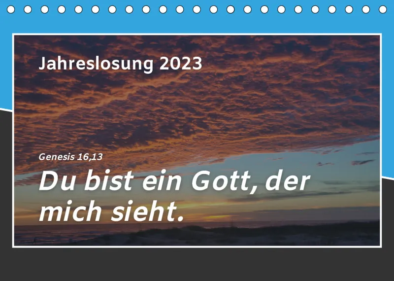 Tischkalender 2023 mit Bibelverse!