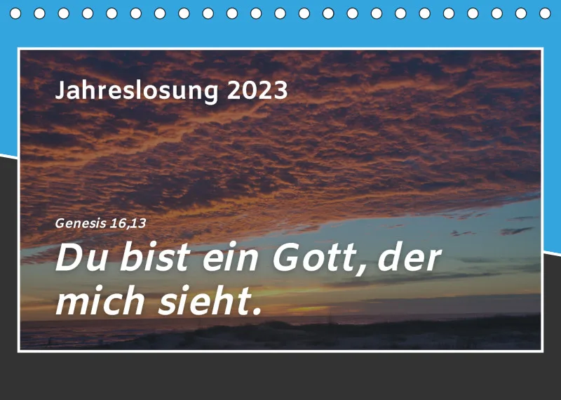 Tischkalender 2023 mit Bibelverse!