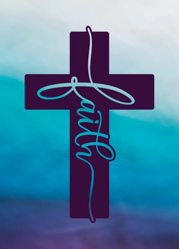 Christliche Karte Faith, Glaube