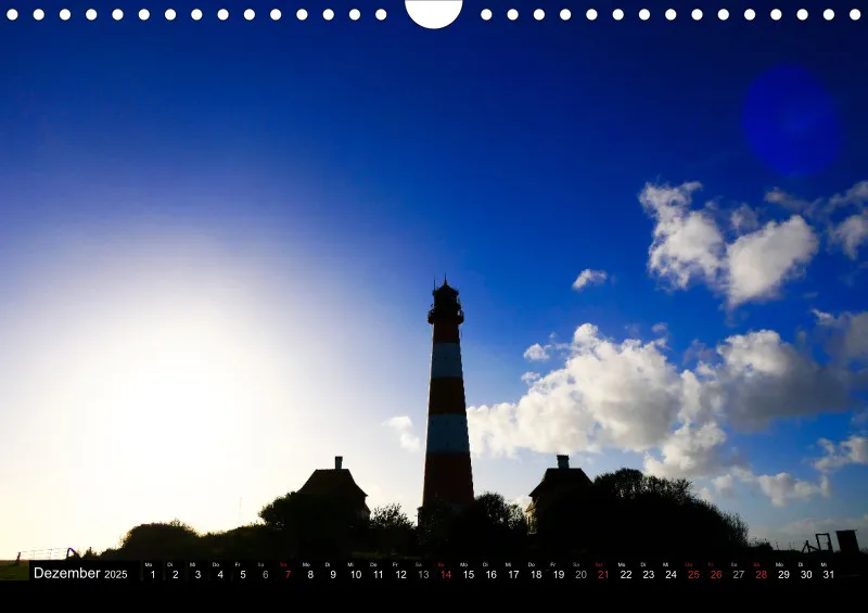 Westerhever Leuchtturm / A4