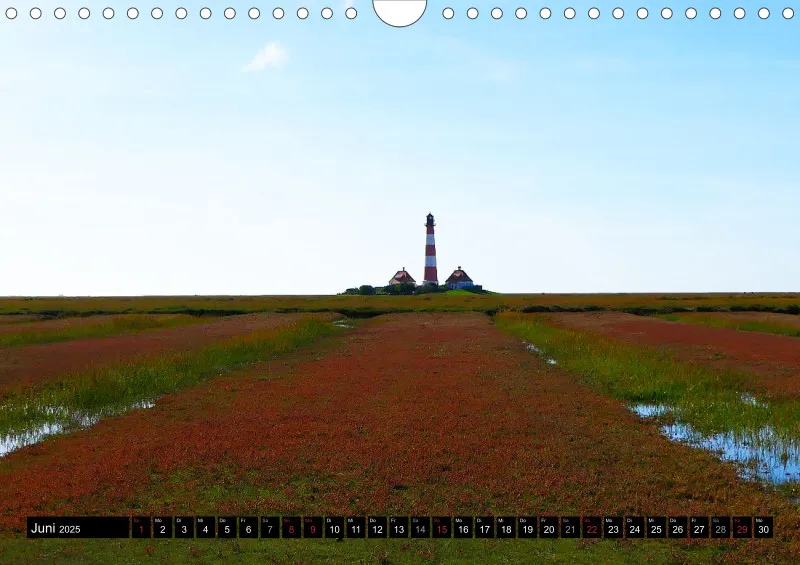Westerhever Leuchtturm / A4