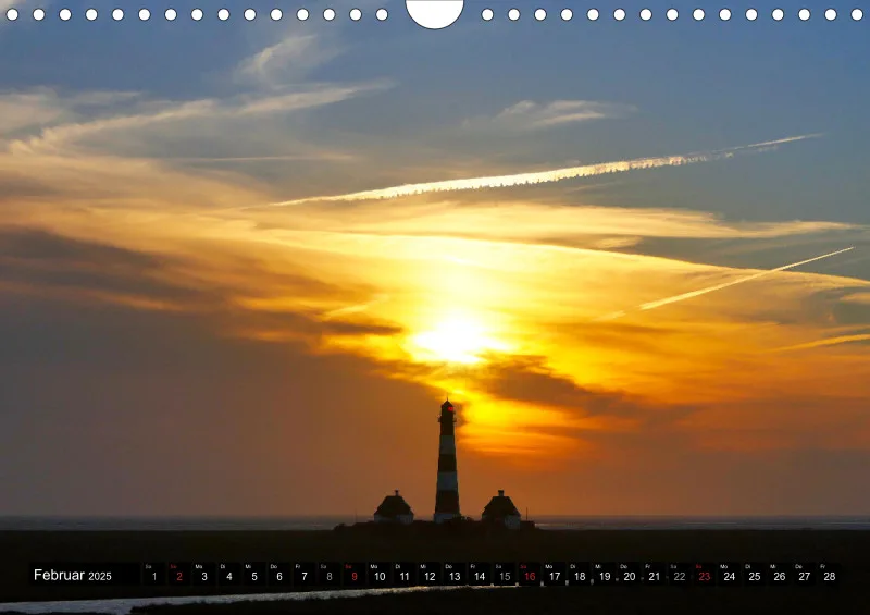 Westerhever Leuchtturm / A4