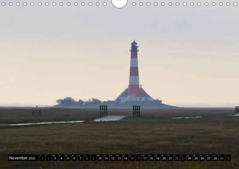 Westerhever Leuchtturm / A4