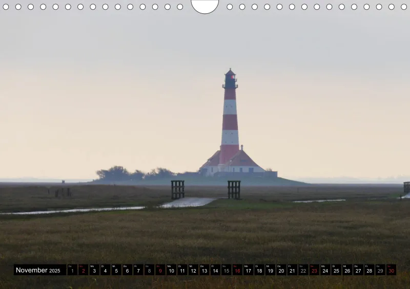 Westerhever Leuchtturm / A4