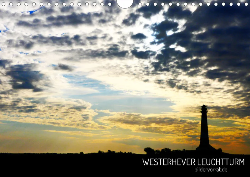 Westerhever Leuchtturm / A4