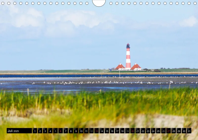 Westerhever Leuchtturm / A4