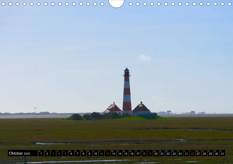 Westerhever Leuchtturm / A4