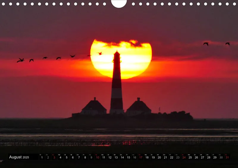 Westerhever Leuchtturm / A4