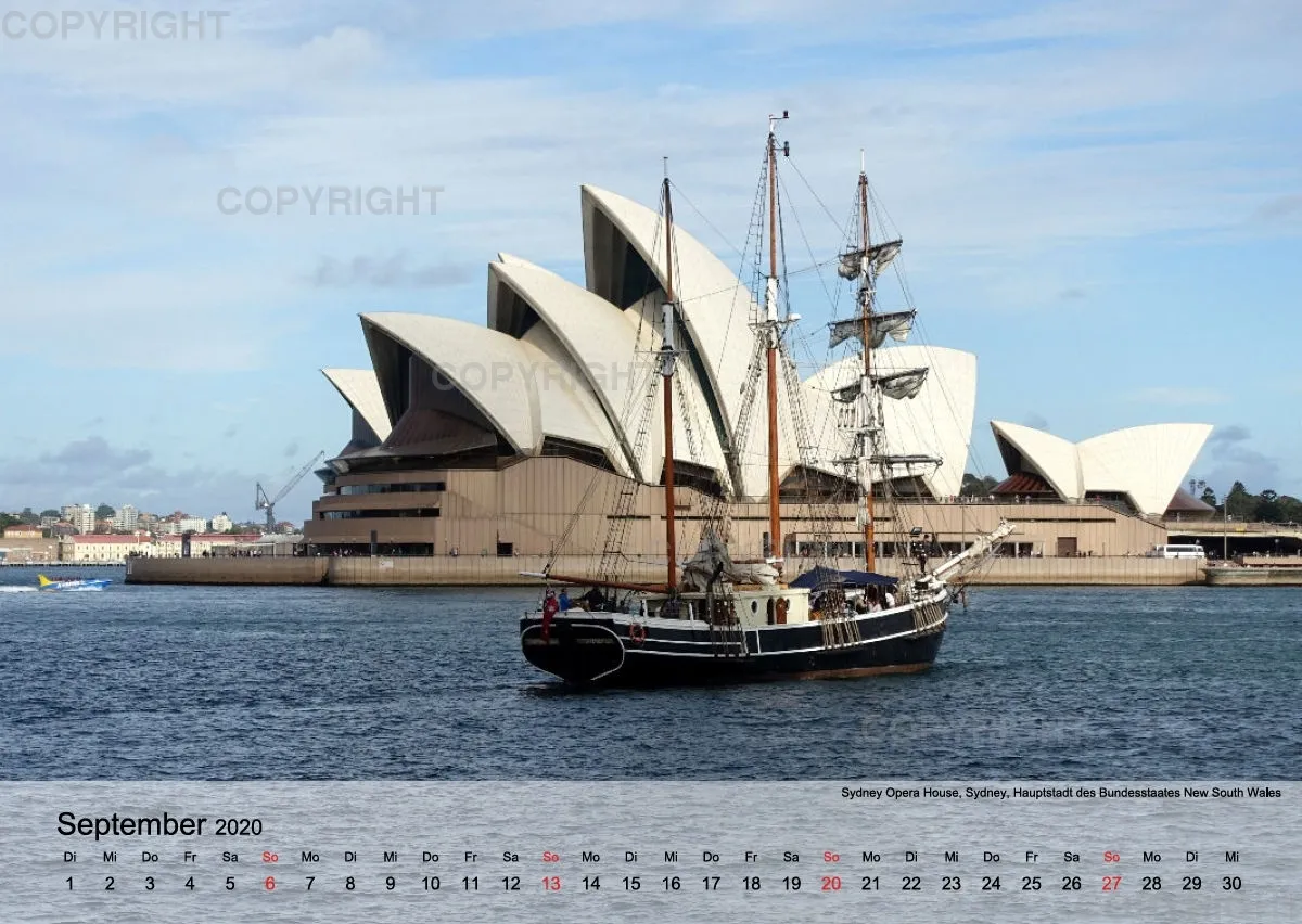 Down Under, ein Australien Kalender 2020 (A2 quer)