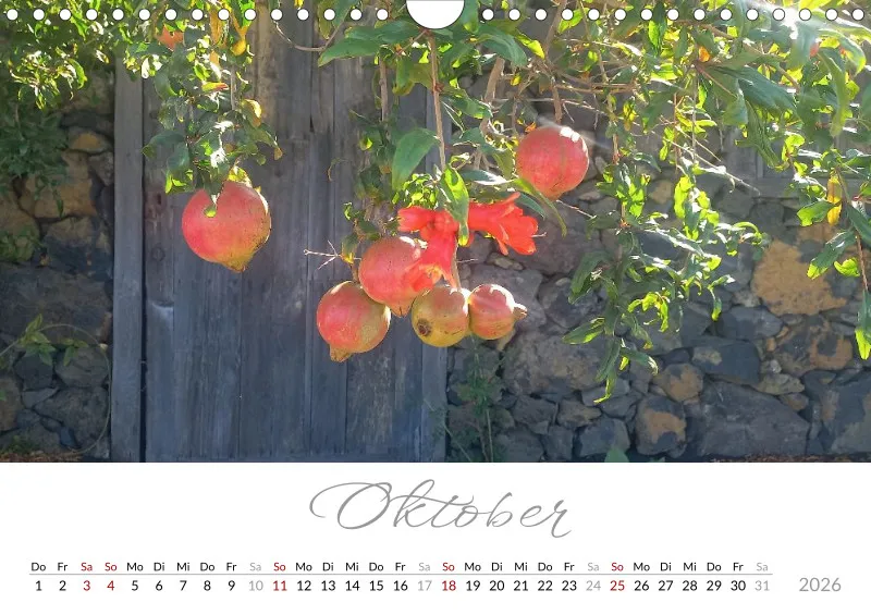 Fotokalender 2026 Vulkaninsel La Palma