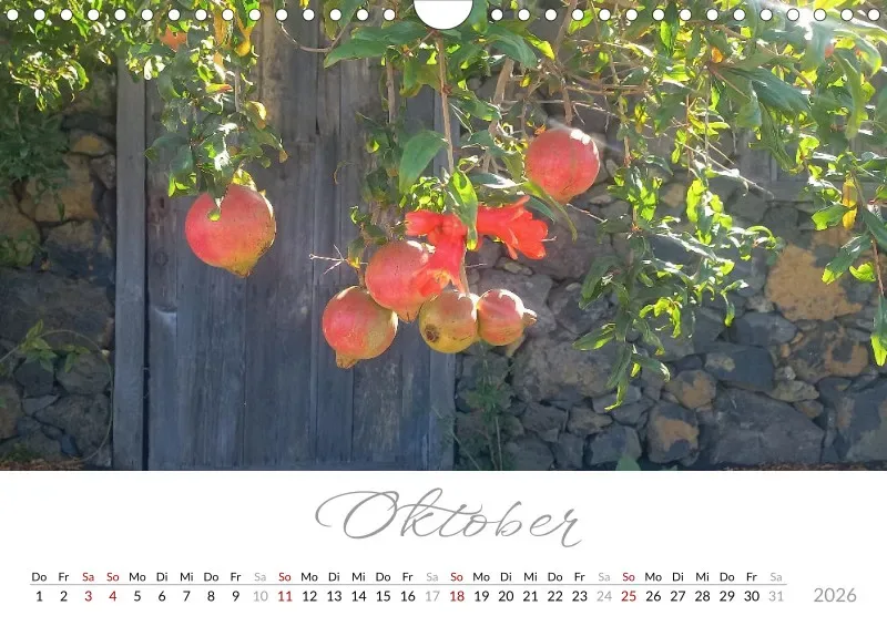 Fotokalender 2026 Vulkaninsel La Palma