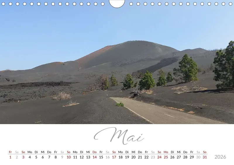 Fotokalender 2026 Vulkaninsel La Palma