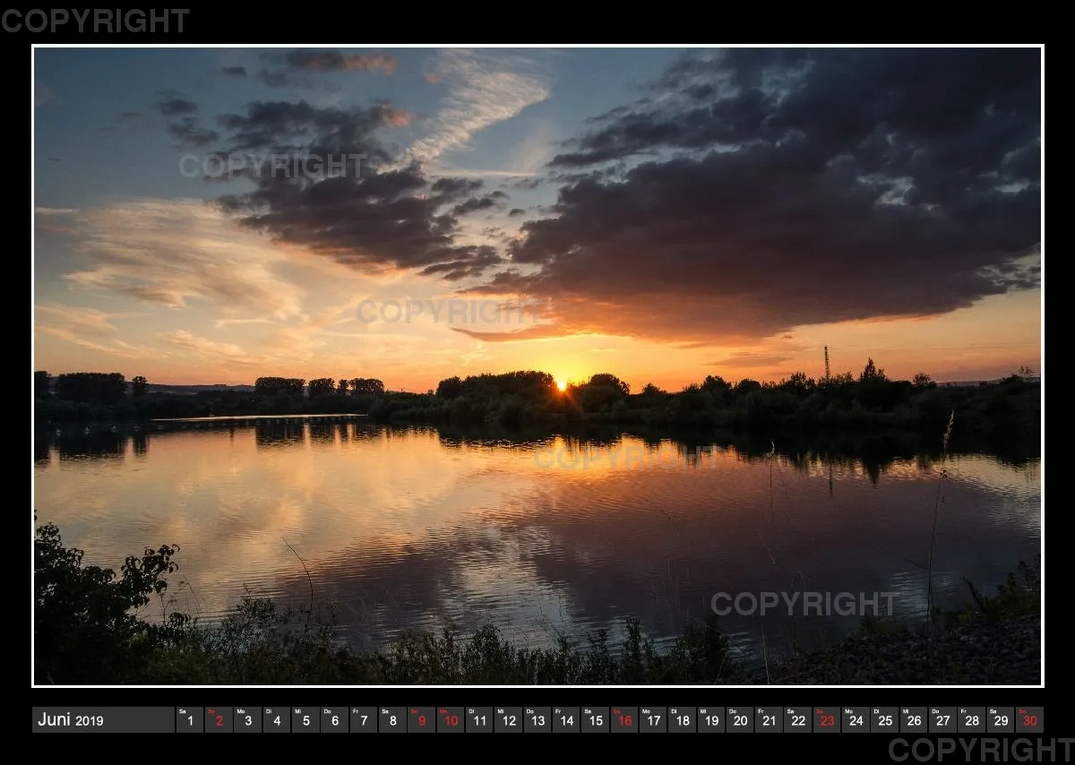 Fotokalender / Northeimer Kiesseen, 2019