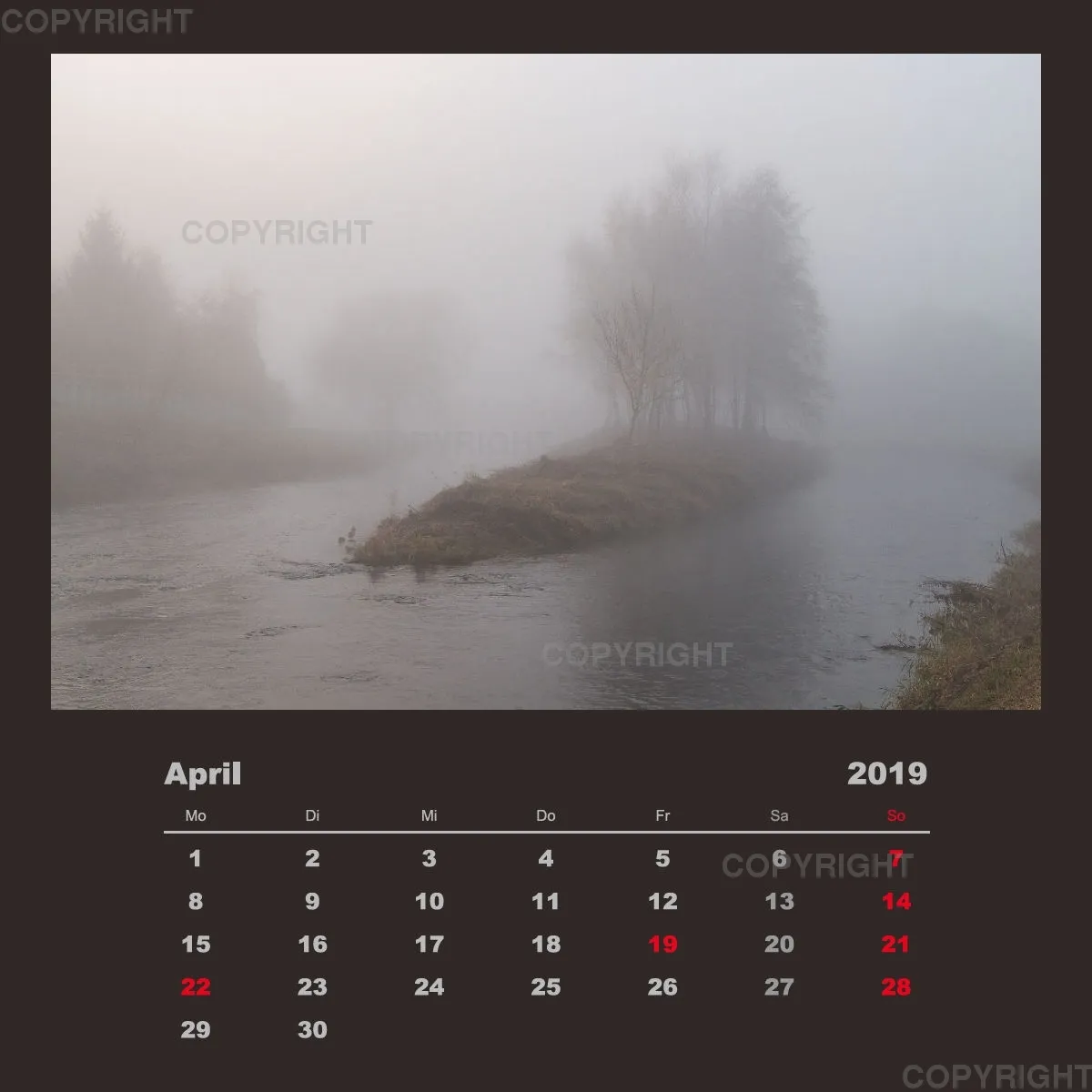 Northeim im Nebel
