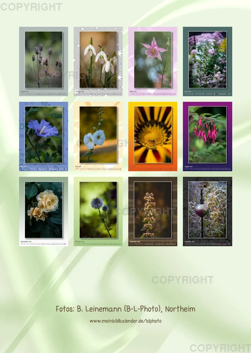 Fotokalender / Gartenzauber, 2019