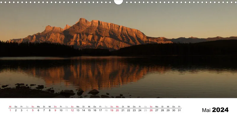 Panorama Landschafts Kalender 2024