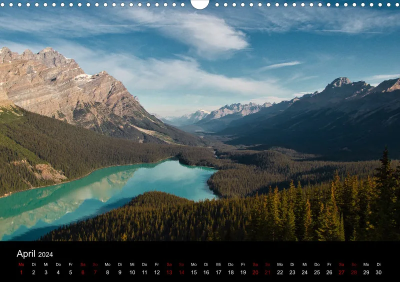 Landschafts Kalender 2024