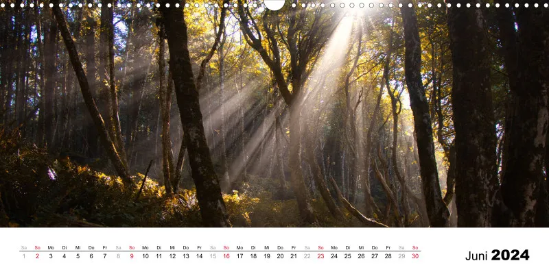 Panorama Landschafts Kalender 2024