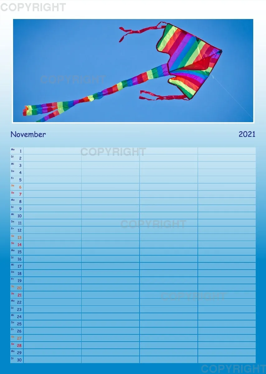 Hoch hinaus - bunte Drachen am Himmel