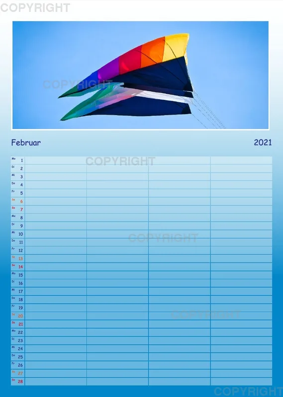 Hoch hinaus - bunte Drachen am Himmel