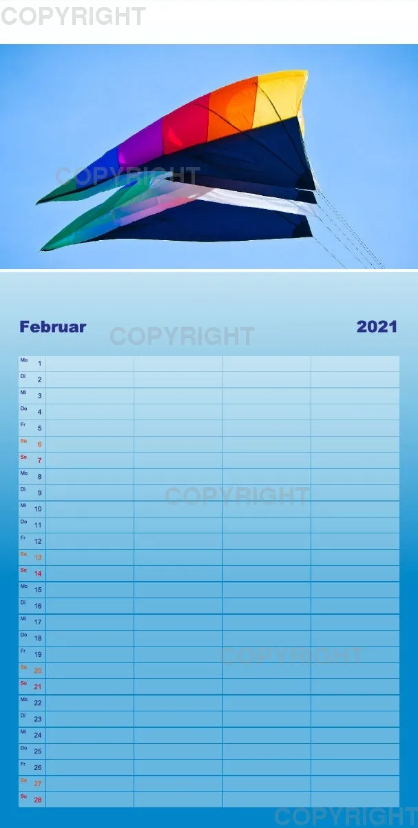 Hoch hinaus - bunte Drachen am Himmel