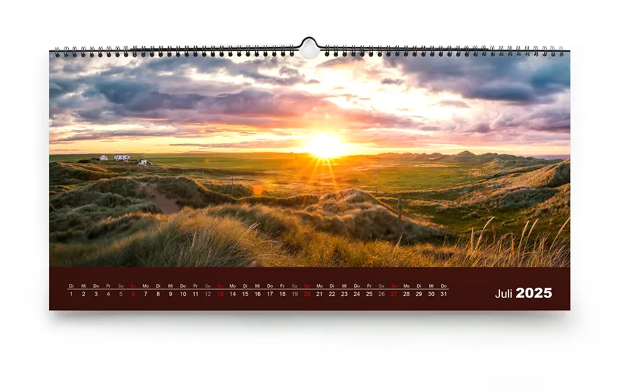 Kalender im Panoramaformat drucken lassen