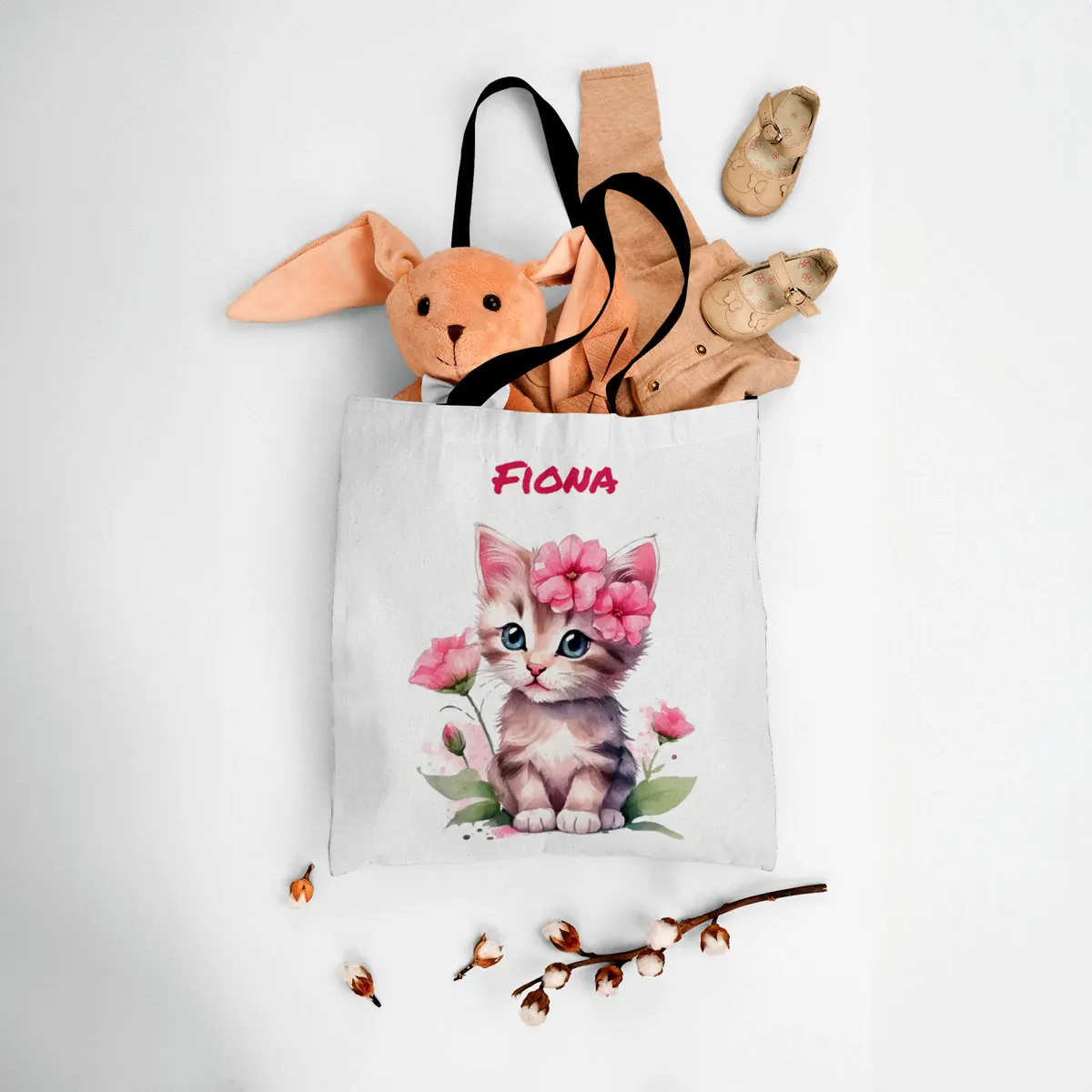 Robuste Tasche mit dem eigenen Design als praktischer und hübscher Einkaufsbegleiter.