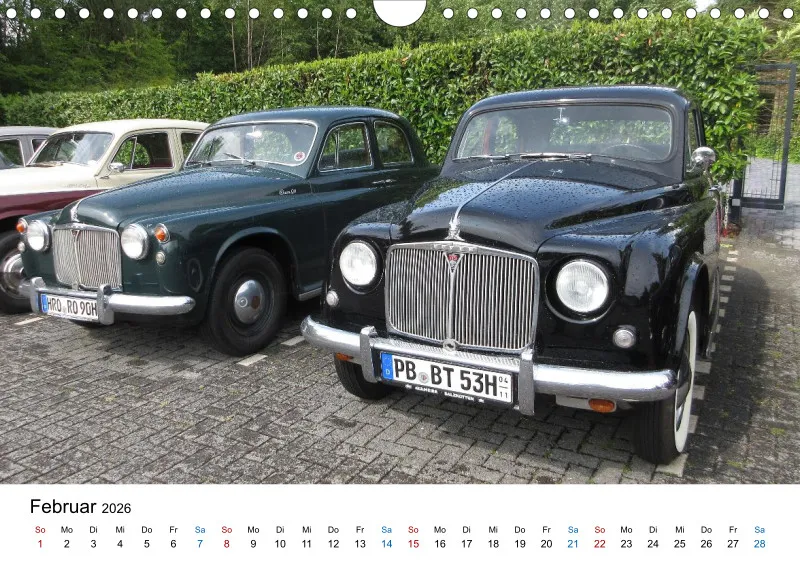 Rover P4 - Kalender 2026 - DIN A4 Querformat