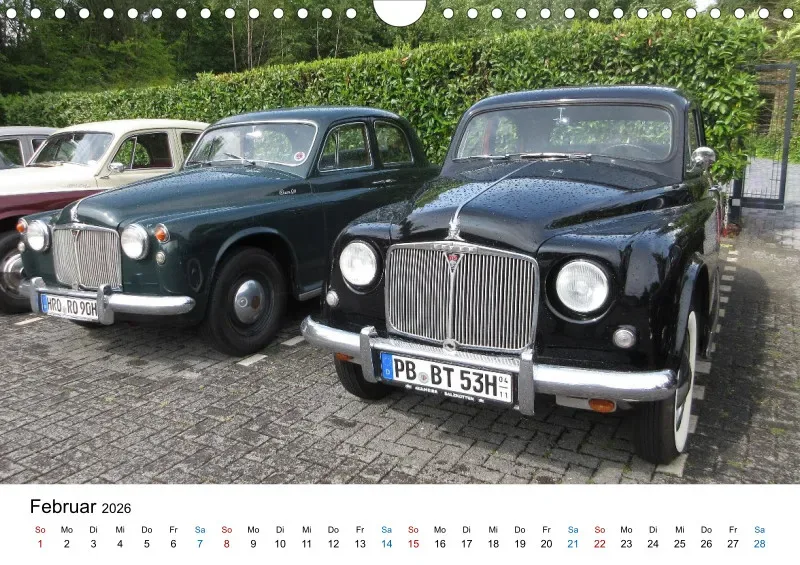 Rover P4 - Kalender 2026 - DIN A4 Querformat