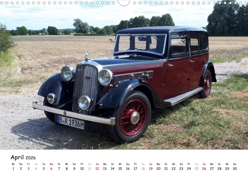Rover P1 - P2 - P3 - Kalender 2026 - A3