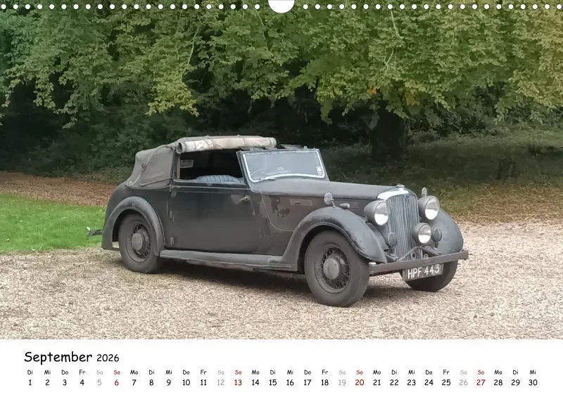 Rover P1 - P2 - P3 - Kalender 2026 - A3