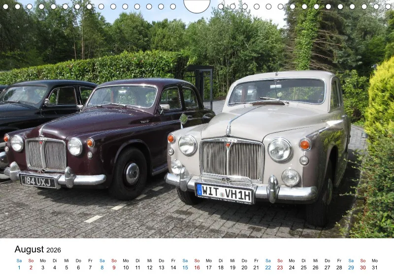 Rover P4 - Kalender 2026 - DIN A4 Querformat