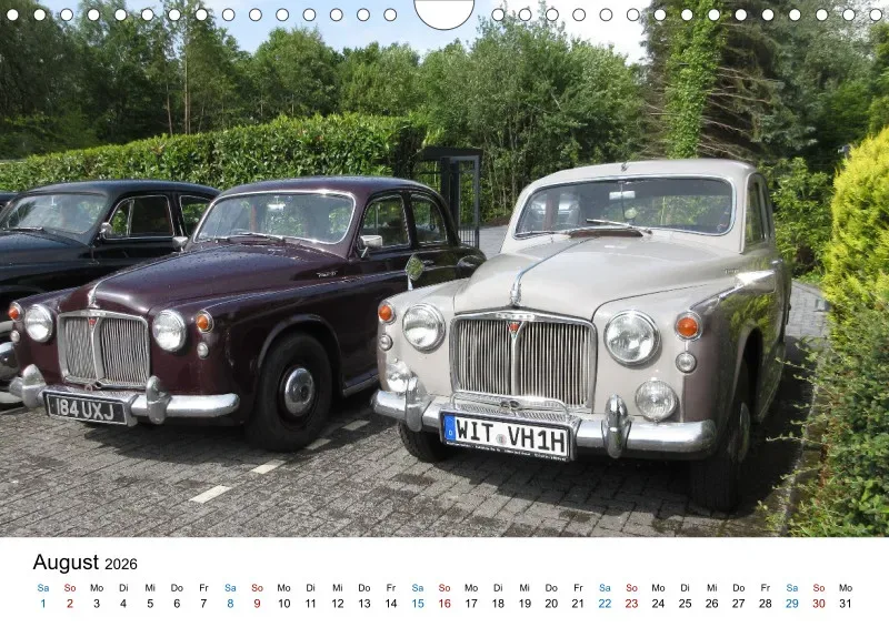 Rover P4 - Kalender 2026 - DIN A4 Querformat