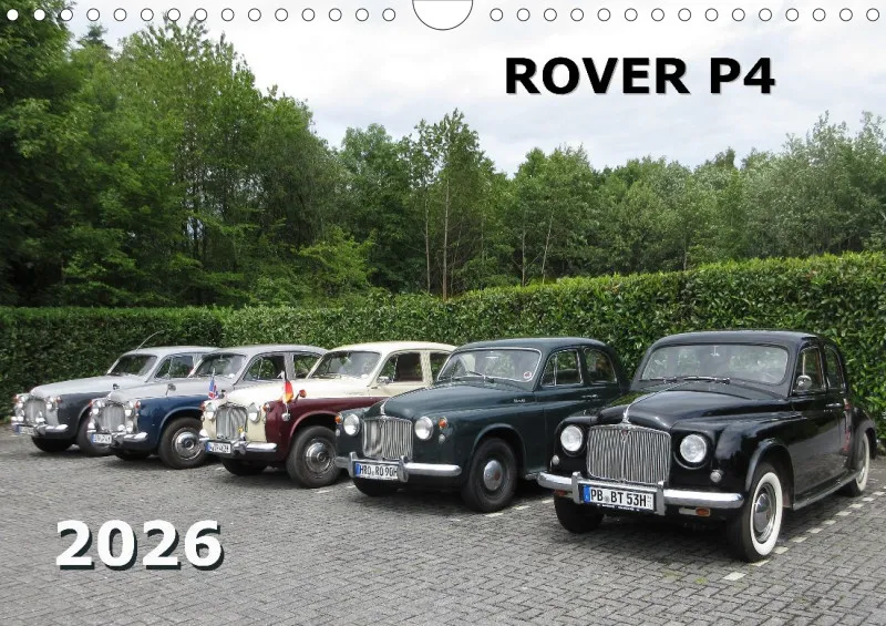 Rover P4 - Kalender 2026 - DIN A4 Querformat