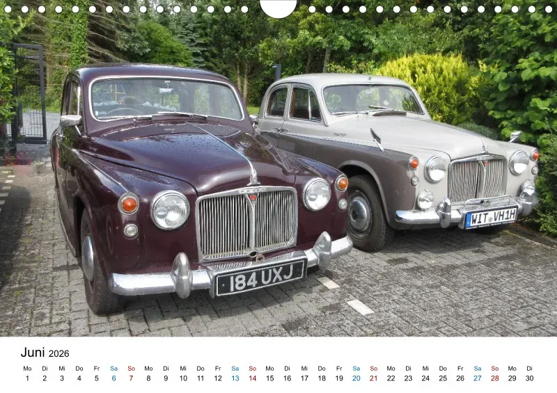 Rover P4 - Kalender 2026 - DIN A4 Querformat