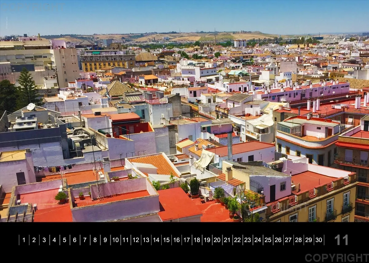 Tischkalender Sevilla