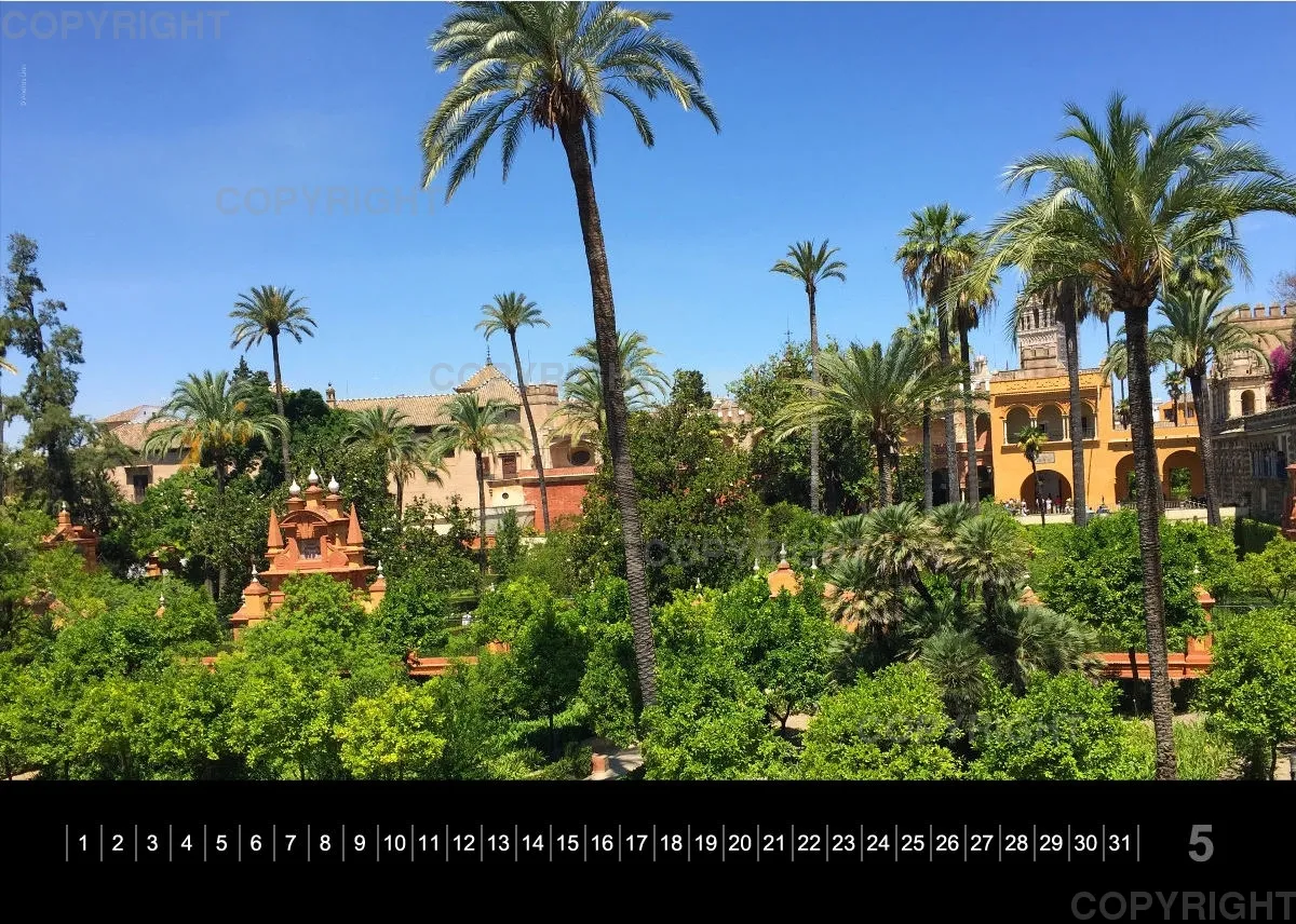Tischkalender Sevilla