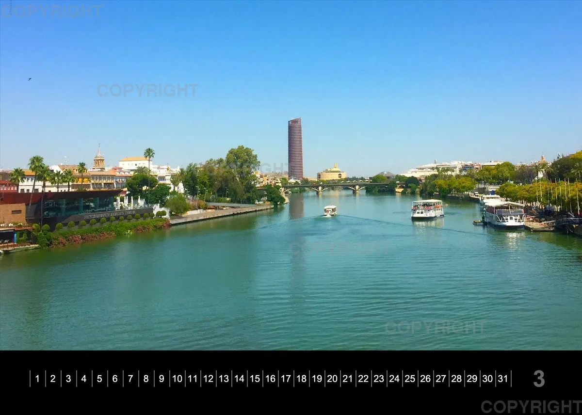 Tischkalender Sevilla
