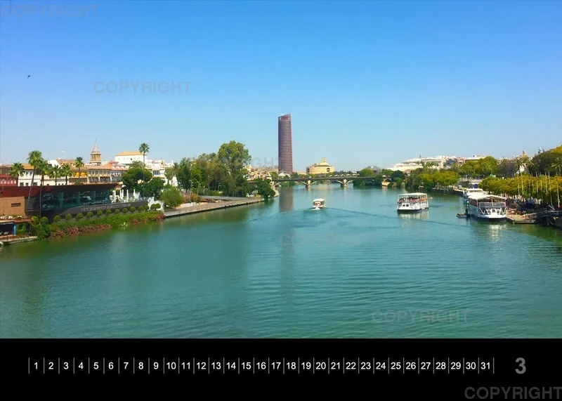 Tischkalender Sevilla