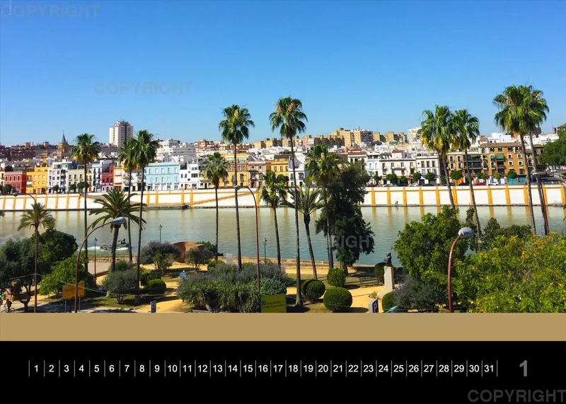 Tischkalender Sevilla
