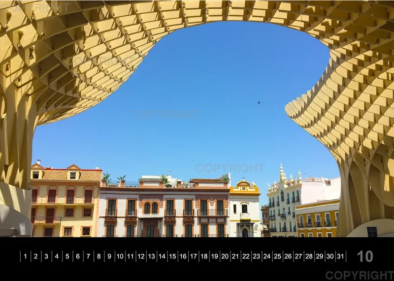 Tischkalender Sevilla