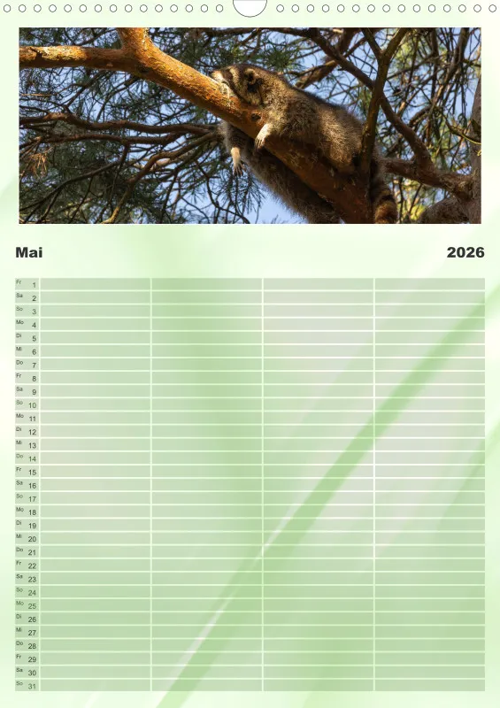 Wildtiere Familienplaner