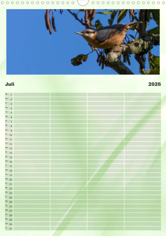 Vögel I Familienplaner