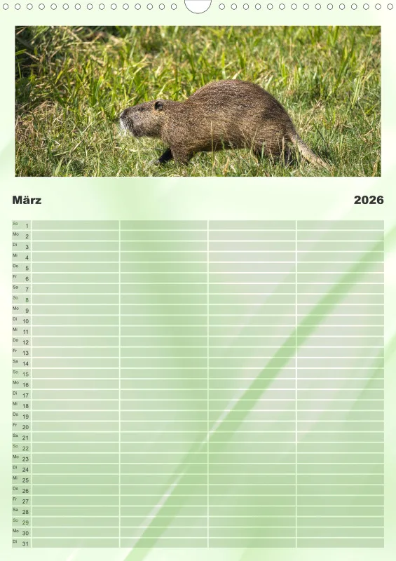 Wildtiere Familienplaner