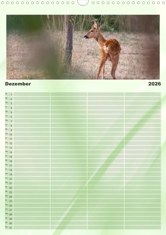 Wildtiere Familienplaner
