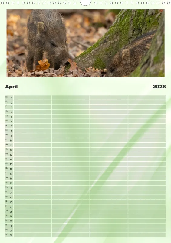 Wildtiere Familienplaner