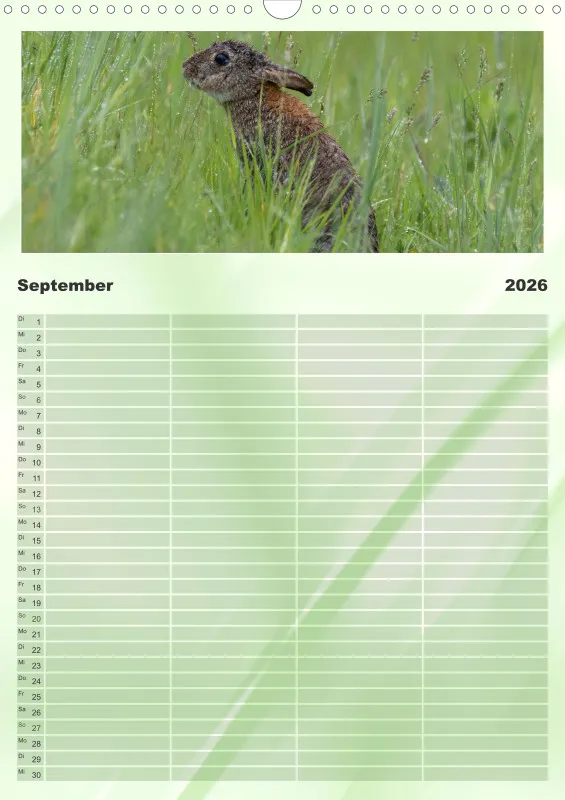Wildtiere Familienplaner